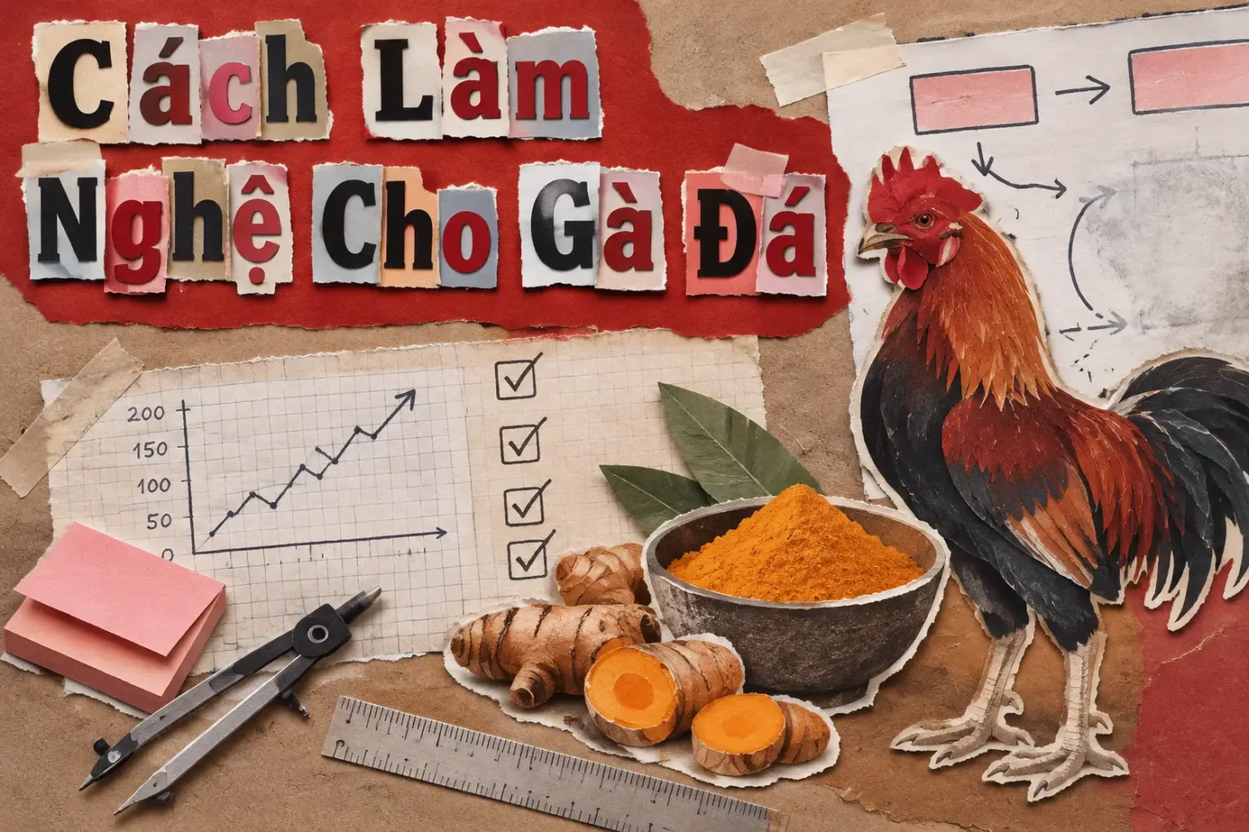 Nghệ, hay còn gọi là củ nghệ, là một loại gia vị và thuốc quý trong y học cổ truyền - Cách làm nghệ cho gà đá