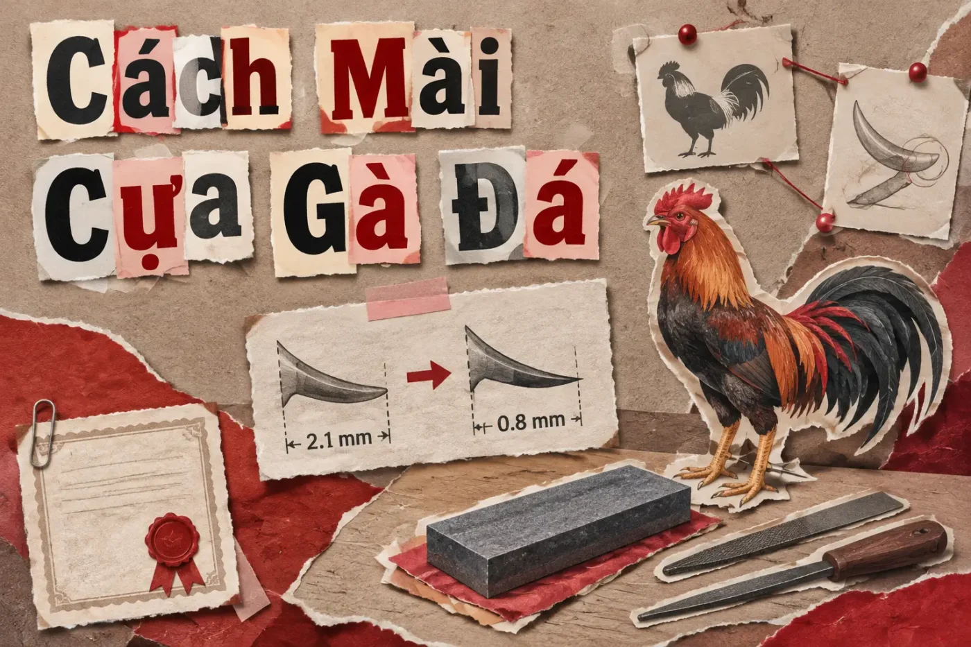 Cách Mài Cựa Gà Đá: Nghệ Thuật và Kỹ Thuật Để Tăng Cường Sức Chiến Đấu