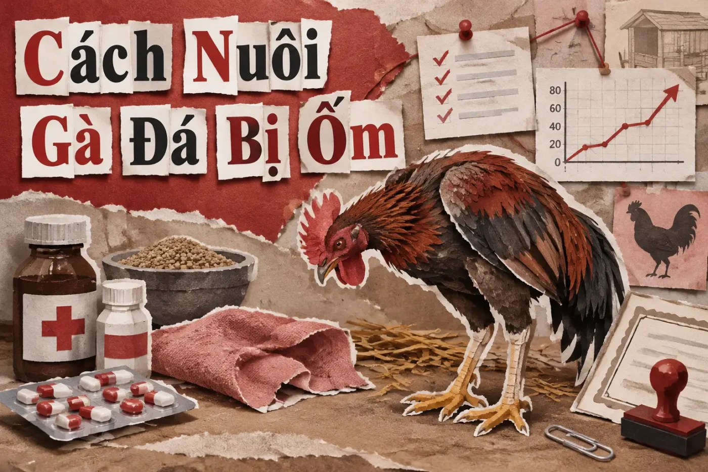 Trước khi bắt đầu điều trị, việc nhận diện triệu chứng bệnh tật là rất quan trọng - Cách Nuôi Gà Đá Bị Ốm