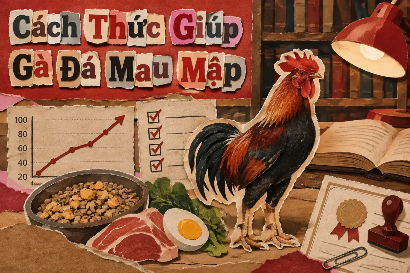 Cách Thức Giúp Gà Đá Mau Mập Nhanh Chóng