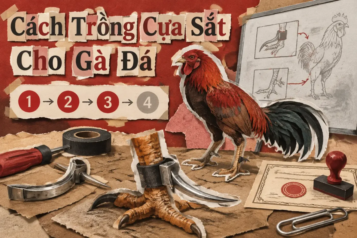 Cách Trồng Cựa Sắt Cho Gà Đá: Hướng Dẫn Chi Tiết Từ A Đến Z
