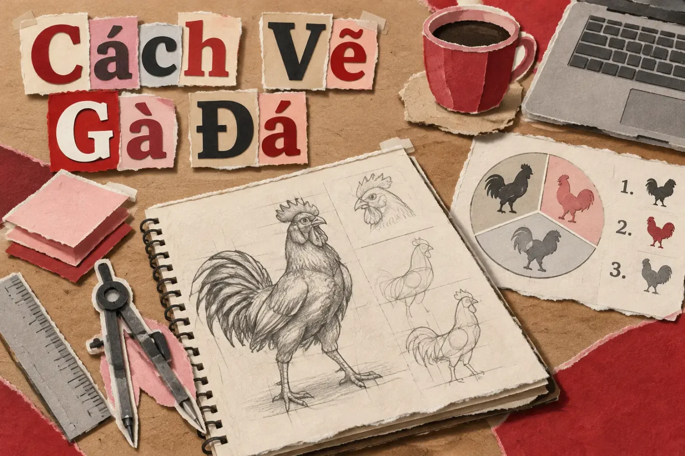 Vẽ gà đá không chỉ đơn thuần là một hoạt động giải trí - Cách Vẽ Gà Đá